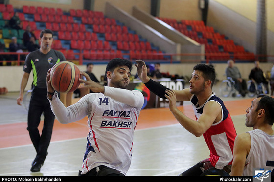 مسابقات سوپرلیگ بسکتبال با ویلچر/ مسابقه شهید فیاض بخش مشهد و کالسمین زنجان‎ / عکس: محسن بخشنده / شهرآرا