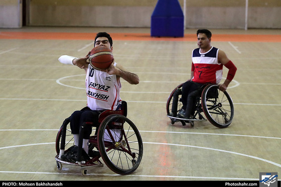 مسابقات سوپرلیگ بسکتبال با ویلچر/ مسابقه شهید فیاض بخش مشهد و کالسمین زنجان‎ / عکس: محسن بخشنده / شهرآرا