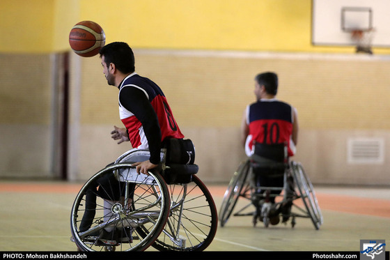 مسابقات سوپرلیگ بسکتبال با ویلچر/ مسابقه شهید فیاض بخش مشهد و کالسمین زنجان‎ / عکس: محسن بخشنده / شهرآرا