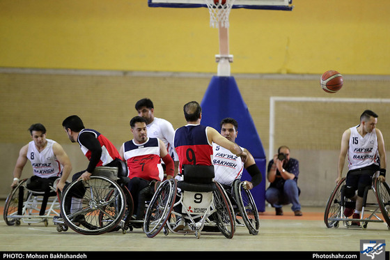 مسابقات سوپرلیگ بسکتبال با ویلچر/ مسابقه شهید فیاض بخش مشهد و کالسمین زنجان‎ / عکس: محسن بخشنده / شهرآرا