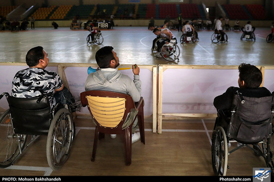 مسابقات سوپرلیگ بسکتبال با ویلچر/ مسابقه شهید فیاض بخش مشهد و کالسمین زنجان‎ / عکس: محسن بخشنده / شهرآرا