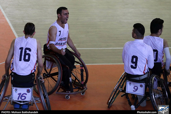 مسابقات سوپرلیگ بسکتبال با ویلچر/ مسابقه شهید فیاض بخش مشهد و کالسمین زنجان‎ / عکس: محسن بخشنده / شهرآرا
