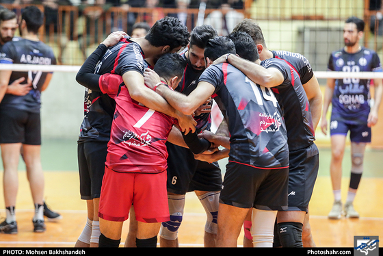 لیگ برتر والیبال مسابقه پیام مشهد و عقاب نهاجا تهران -عکاس: محسن بخشنده / شهرآرا