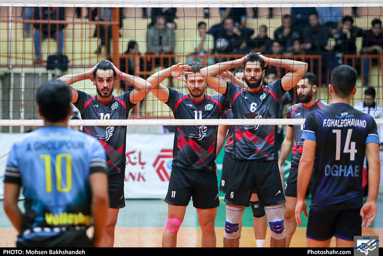 لیگ برتر والیبال مسابقه پیام مشهد و عقاب نهاجا تهران -عکاس: محسن بخشنده / شهرآرا