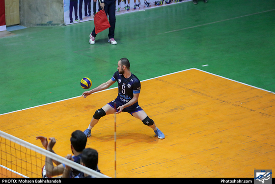 لیگ برتر والیبال مسابقه پیام مشهد و عقاب نهاجا تهران -عکاس: محسن بخشنده / شهرآرا