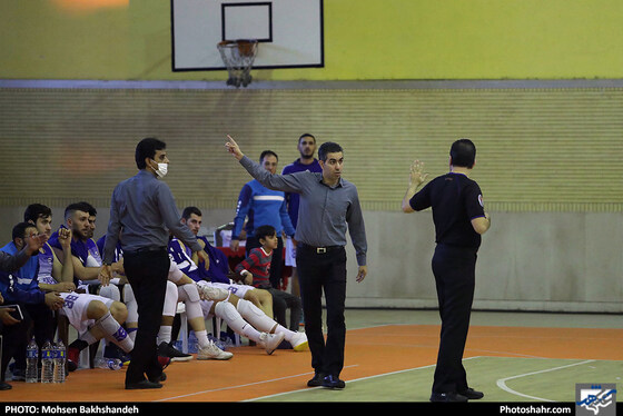 لیگ برتر بسکتبال / آویژه صنعت پارسای مشهد و پالایش نفت آبادان - عکاس: محسن بخشنده / شهرآرا