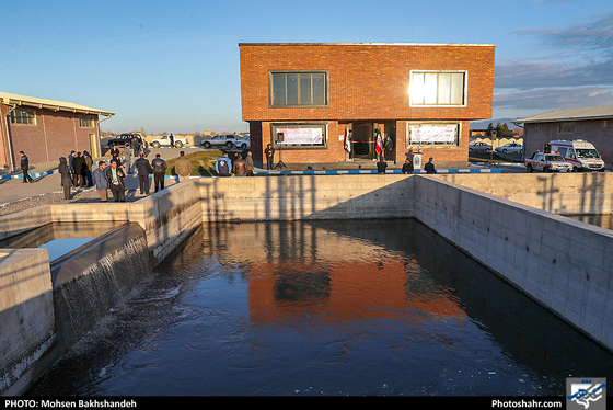 بهره‌برداری از تصفیه‌خانه فاضلاب در گلبهار با حضور وزیر نیرو-عکس:محسن بخشنده/شهرآرا