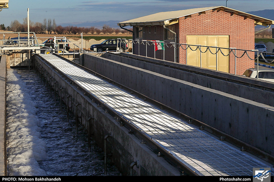 بهره‌برداری از تصفیه‌خانه فاضلاب در گلبهار با حضور وزیر نیرو-عکس:محسن بخشنده/شهرآرا