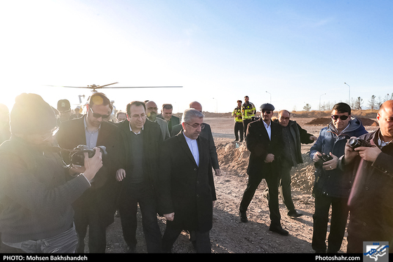 بهره‌برداری از تصفیه‌خانه فاضلاب در گلبهار با حضور وزیر نیرو-عکس:محسن بخشنده/شهرآرا