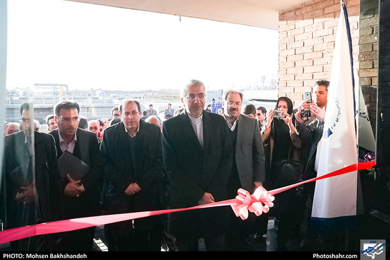 بهره‌برداری از تصفیه‌خانه فاضلاب در گلبهار با حضور وزیر نیرو-عکس:محسن بخشنده/شهرآرا