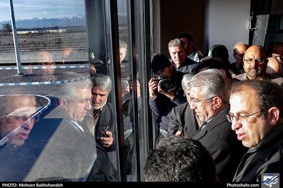 بهره‌برداری از تصفیه‌خانه فاضلاب در گلبهار با حضور وزیر نیرو-عکس:محسن بخشنده/شهرآرا