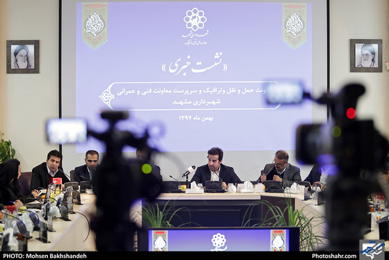 نشست خبری معاون حمل و نقل و ترافیک شهرداری مشهد / عکس: محسن بخشنده / شهرآرا 