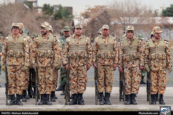  صبحگاه مشترک یگانهای نمونه ارتش در مشهد 