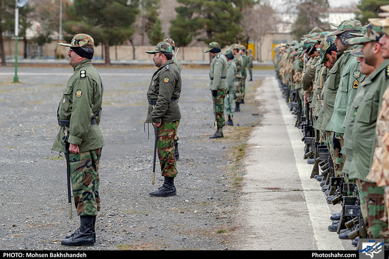  صبحگاه مشترک یگانهای نمونه ارتش در مشهد 
