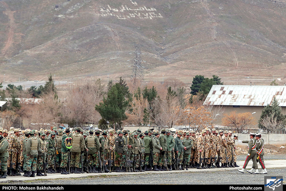  صبحگاه مشترک یگانهای نمونه ارتش در مشهد 