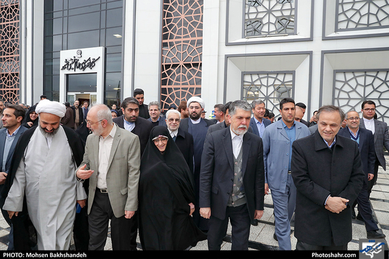  افتتاح کتابخانه مرکزی مشهد با حضور وزیر ارشاد 