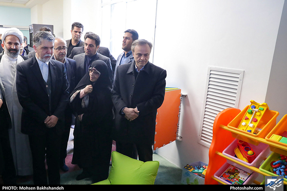  افتتاح کتابخانه مرکزی مشهد با حضور وزیر ارشاد 