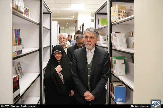  افتتاح کتابخانه مرکزی مشهد با حضور وزیر ارشاد 