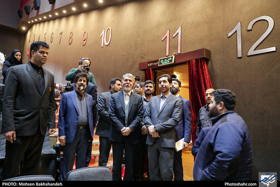 حضور وزیر ارشاد در جشنواره فیلم فجر مشهد