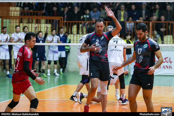 لیگ برتر والیبال مسابقه پیام مشهد و شهرداری گنبد-عکاس:محسن بخشنده/شهرآرا