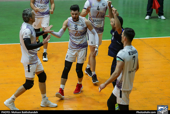 لیگ برتر والیبال مسابقه پیام مشهد و شهرداری گنبد-عکاس:محسن بخشنده/شهرآرا