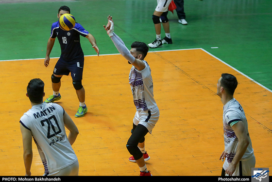 لیگ برتر والیبال مسابقه پیام مشهد و شهرداری گنبد-عکاس:محسن بخشنده/شهرآرا