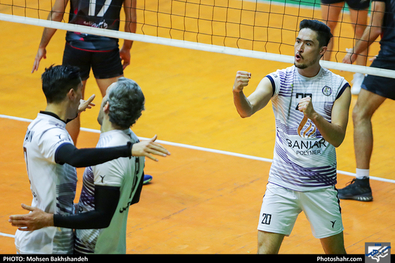 لیگ برتر والیبال مسابقه پیام مشهد و شهرداری گنبد-عکاس:محسن بخشنده/شهرآرا
