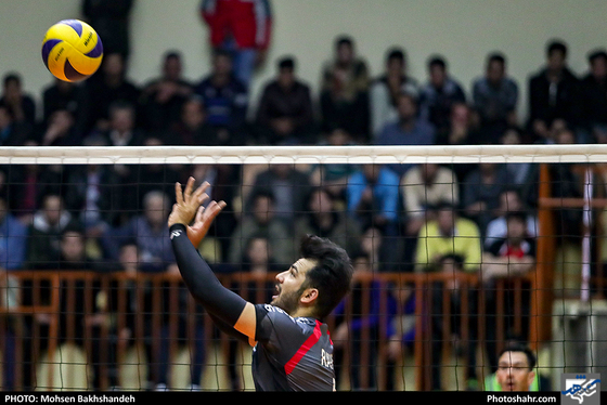لیگ برتر والیبال مسابقه پیام مشهد و شهرداری گنبد-عکاس:محسن بخشنده/شهرآرا