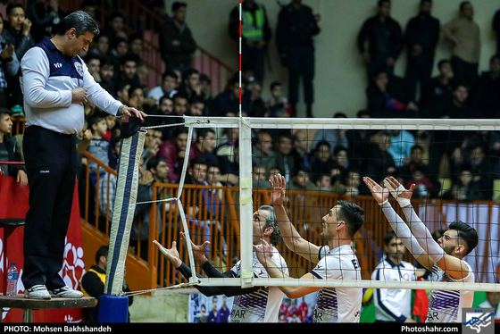 لیگ برتر والیبال مسابقه پیام مشهد و شهرداری گنبد-عکاس:محسن بخشنده/شهرآرا