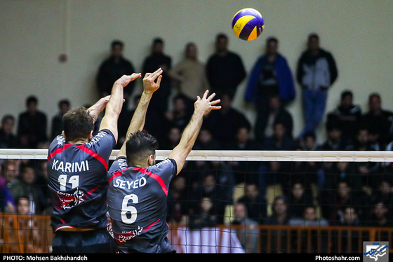 لیگ برتر والیبال مسابقه پیام مشهد و شهرداری گنبد-عکاس:محسن بخشنده/شهرآرا