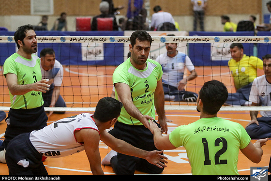 لیگ دسته یک والیبال نشسته مردان کشور-عکاس: محسن بخشنده/ شهرآرا