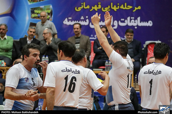 لیگ دسته یک والیبال نشسته مردان کشور-عکاس: محسن بخشنده/ شهرآرا