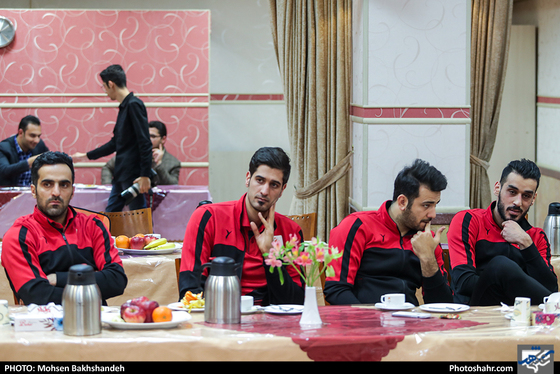 دیدار اعضای تیم والیبال پیام با شهردار مشهد-عکاس: محسن بخشنده/ شهرآرا