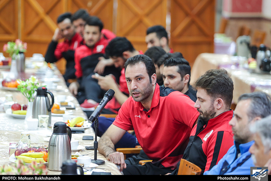 دیدار اعضای تیم والیبال پیام با شهردار مشهد-عکاس: محسن بخشنده/ شهرآرا
