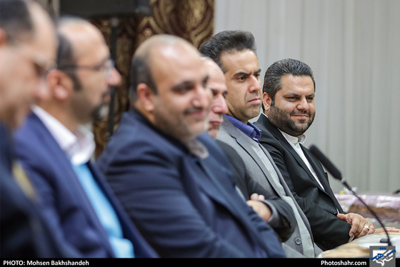 دیدار اعضای تیم والیبال پیام با شهردار مشهد-عکاس: محسن بخشنده/ شهرآرا