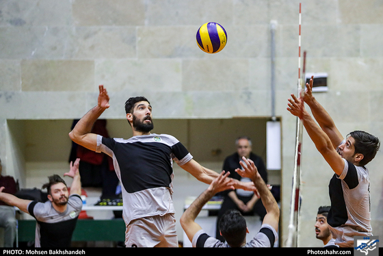 آخرین جلسه تمرین تیم والیبال پیام خراسان پیش از بازی با شهرداری سیرجان-عکاس: محسن بخشنده/ شهرآرا
