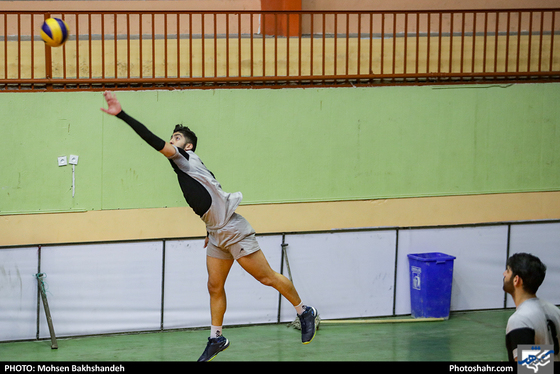 آخرین جلسه تمرین تیم والیبال پیام خراسان پیش از بازی با شهرداری سیرجان-عکاس: محسن بخشنده/ شهرآرا