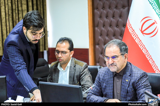 نشست خبری مجتبی  بهاروند رئیس کمیسون حمل و نقل شوارای اسلامی شهر مشهد-عکاس: سعید گلی/ شهرآرا