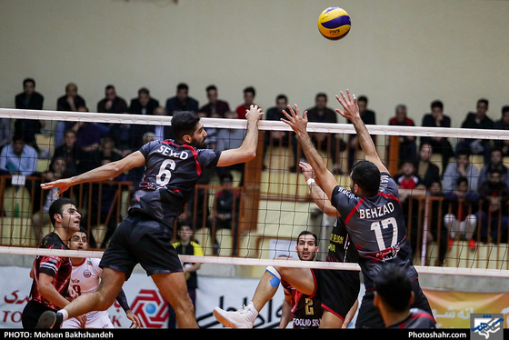 لیگ برتر والیبال / مسابقه پیام مشهد و فولاد سیرجان-عکاس: محسن بخشنده/ شهرآرا
