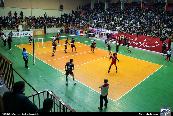 لیگ برتر والیبال / مسابقه پیام مشهد و فولاد سیرجان-عکاس: محسن بخشنده/ شهرآرا
