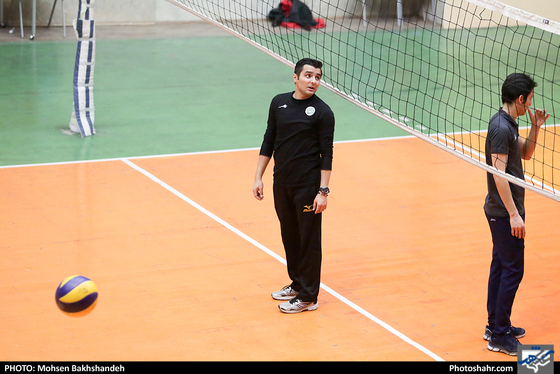 آخرین جلسه تمرین تیم والیبال پیام خراسان پیش از بازی با شهرداری ورامین-عکاس: محسن بخشنده/ شهرآرا