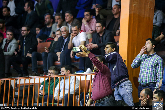دیدار نیمه نهایی لیگ برتر والیبال / پیام مشهد مقابل شهرداری ورامین-عکاس: محسن بخشنده/ شهرآرا