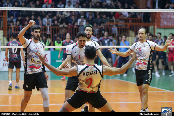 دیدار نیمه نهایی لیگ برتر والیبال / پیام مشهد مقابل شهرداری ورامین-عکاس: محسن بخشنده/ شهرآرا