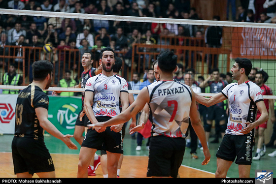 دیدار نیمه نهایی لیگ برتر والیبال / پیام مشهد مقابل شهرداری ورامین-عکاس: محسن بخشنده/ شهرآرا