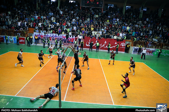 دیدار نیمه نهایی لیگ برتر والیبال / پیام مشهد مقابل شهرداری ورامین-عکاس: محسن بخشنده/ شهرآرا