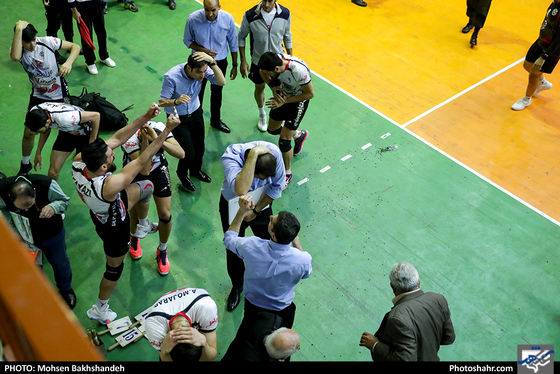 دیدار نیمه نهایی لیگ برتر والیبال / پیام مشهد مقابل شهرداری ورامین-عکاس: محسن بخشنده/ شهرآرا