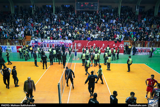 دیدار نیمه نهایی لیگ برتر والیبال / پیام مشهد مقابل شهرداری ورامین-عکاس: محسن بخشنده/ شهرآرا