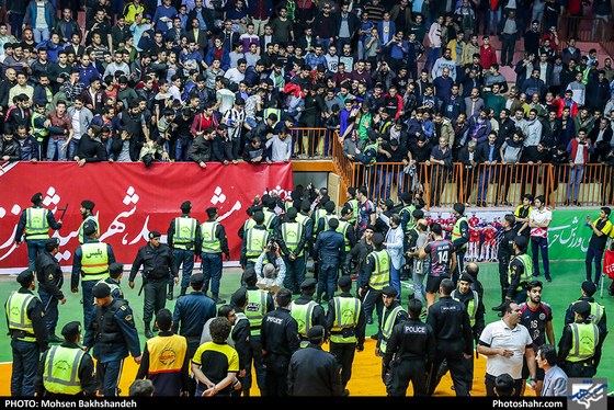 دیدار نیمه نهایی لیگ برتر والیبال / پیام مشهد مقابل شهرداری ورامین-عکاس: محسن بخشنده/ شهرآرا