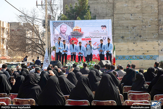 رونمایی از پلاک افتخار شهید جواد جهانی-عکاس: نیما نجف زاده/ شهرآرا