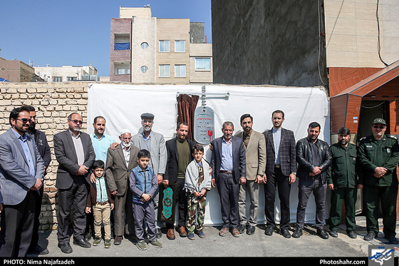 رونمایی از پلاک افتخار شهید جواد جهانی-عکاس: نیما نجف زاده/ شهرآرا